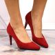 2. Sergio Leone W SK379K rote Wildleder-Pumps