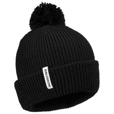 Salomon Bommelmütze LC2937500 Schwarz OSFA