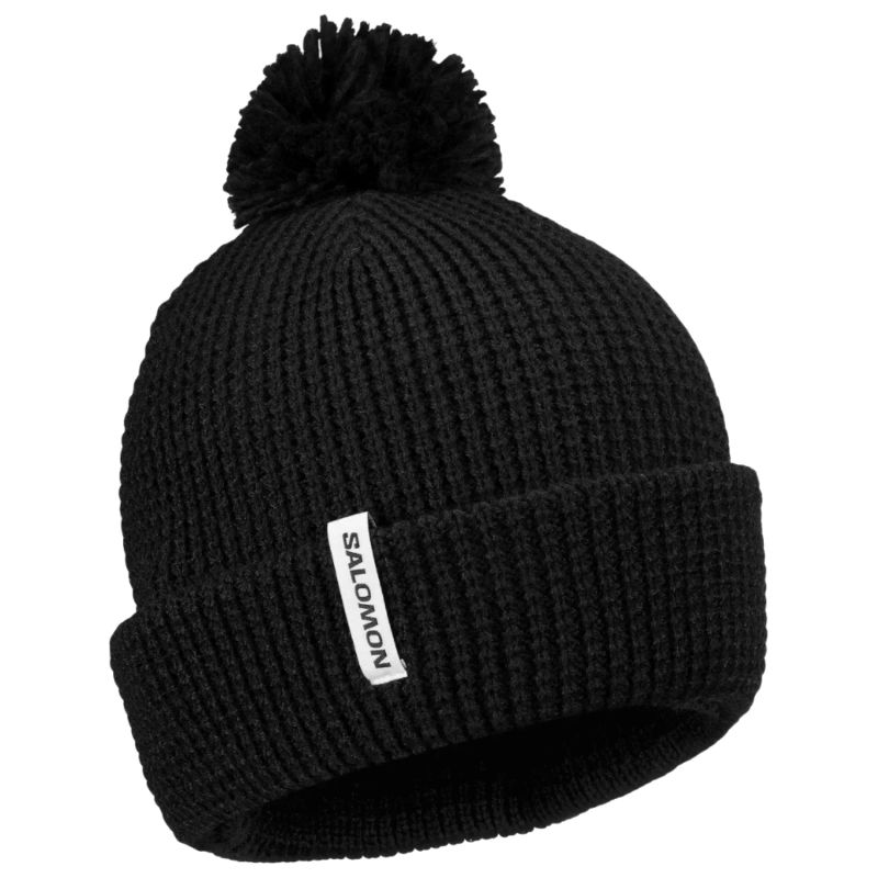 Salomon Bommelmütze LC2937500 Schwarz OSFA