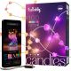 Twinkly Candies – 100 herzförmige RGB-LED-Lämpchen, transparentes Kabel, USB-C