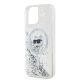 6. Karl Lagerfeld Liquid Glitter Choupette Head MagSafe Hülle für iPhone 12/12 Pro – Transparent