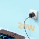 4. Joyroom Schnelles USB Typ C Ladegerät 20W Power Delivery Quick Charge 3.0 AFC schwarz (L-P202)