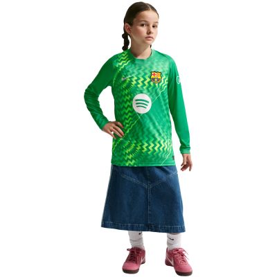 5. Nike FC Barcelona Stadion Torwarttrikot 2026/27 Kinder Grün II3610 324