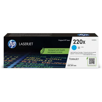 3. Original HP 220X LaserJet Cyan Tonerkartusche