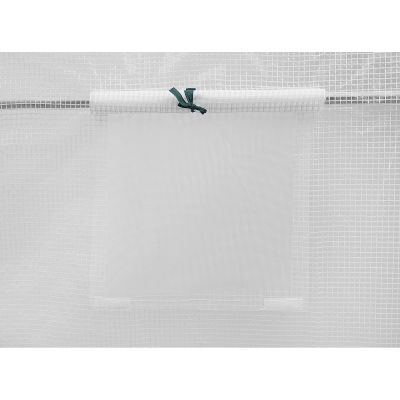 33. Gewächshaus-Gartentunnel 200 x 300 x 200 cm, PE-Konstruktion, weißer Stahl