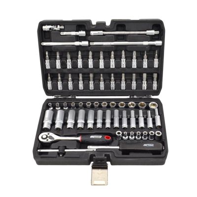 AWTOOLS 63-teiliger Schraubenschlüsselsatz 1/4" BLACK LINE