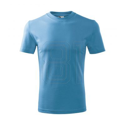 7. Malfini Basic Jr T-Shirt MLI-13814 azurblau