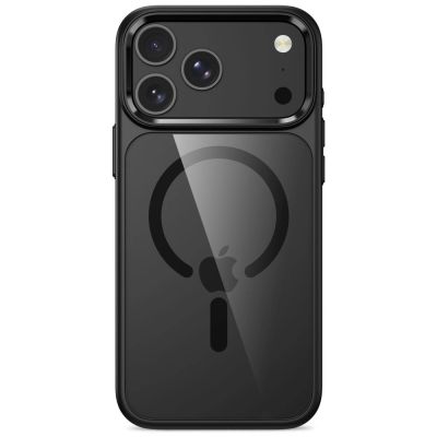 3. Tech-Protect Magmat Magsafe CC Hülle für iPhone 17 Pro / 18 Pro – Transparent Schwarz