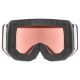 4. Uvex 5506651030 Wintersportbrille, verspiegelt, Unisex, weiß, zylindrische (flache) Linse