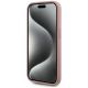 5. Karl Lagerfeld Wrinkled Metal Signature iPhone 15 Pro Hülle - Rosa
