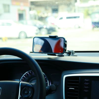 8. Joyroom Autotelefonhalterung mit flexiblem Arm für Armaturenbrett oder Windschutzscheibe, schwarz (JR-ZS259)