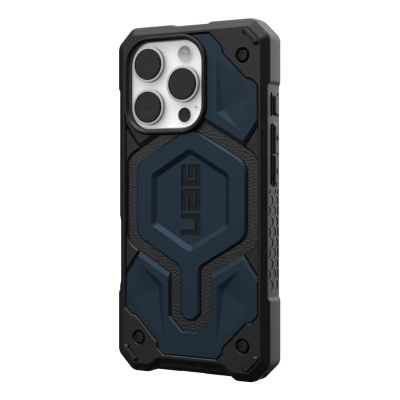 3. UAG Urban Armor Gear Monarch Pro MagSafe Hülle | Apple iPhone 16 Pro | Kreuzworträtsel (Blau)