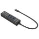 3. Lindy 43249 USB 3.2 Gen 1 (3.1 Gen 1) Typ-C Hubs und Konzentratoren 5000 Mbit/s Schwarz