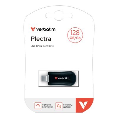 5. Verbatim 30225 USB-Stick 128 GB USB Typ-C 3.2 Gen 1 (3.1 Gen 1) Schwarz