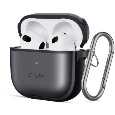 Tech-Protect Slim Hook-Hülle für AirPods 4 – Schwarz