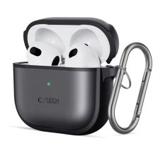 Tech-Protect Slim Hook-Hülle für AirPods 4 – Schwarz