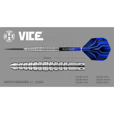 14. Harrows Vice 90% Steeltip Darts HS-TNK-000013888