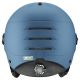 5. Uvex Skihelm wanted visor, steinfarben, blau