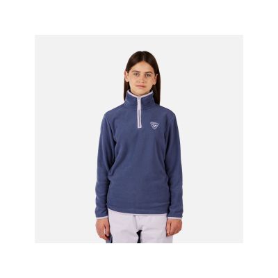 4. ROSSIGNOL Jr. Strohfleece Hz Blaues Kinder-Sweatshirt