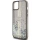 6. Guess Liquid Glitter Gold Stripes Hülle für iPhone 15 Plus / 14 Plus – Schwarz