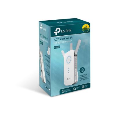 4. TP-Link RE450 Netzwerk-Transmitter und -Receiver Weiß 10, 100, 1000 Mbit/s