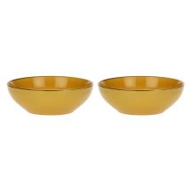 Set mit 2 Concerto Ocra Salatschüsseln – Gelb, 26 cm