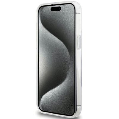 5. Karl Lagerfeld KLHMP15LHMRSKHH iPhone 15 Pro 6,1" weiß/weiß Hardcase Ring Stand Karl Head MagSafe