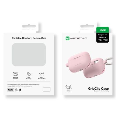 4. AmazingThing Omni Case für AirPods Pro 2 – Rosa