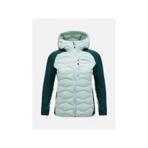 Peak Performance W Helium Down Hybrid Hood Jacke Grün