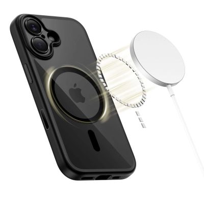 3. Tech-Protect Magpeak Magsafe CC Hülle für iPhone 17 - Klares Schwarz