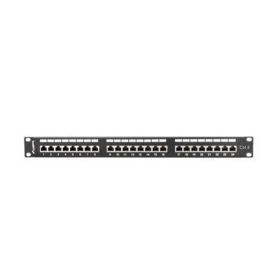 5. Patchpanel Lanberg PPS6-1024-B (1HE; Kat. 6; 24xRJ-45)