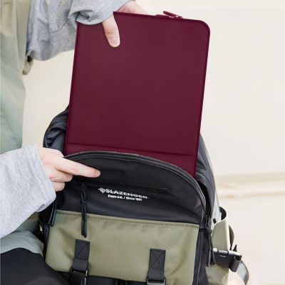 8. Tech-Protect Neopren-Laptoptasche 14" - Burgunderrot