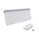 6. Logitech MK470 Tastatur und Maus inklusive, universelle RF-Funktastatur, QWERTZ-Tastatur, deutsche Tastatur, weiße Tastatur