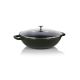 2. Gusseiserner Wok mit Deckel Staub – 30 cm, Schwarz