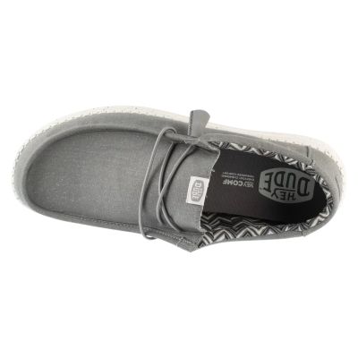 3. Hey Dude Wally Stretch-Leinwand 40700-007 Grau 45