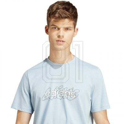 4. adidas Illustrated Linear Graphic M IS2867 T-shirt