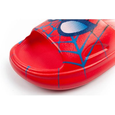 6. Leomil Jungen-Flip-Flops Spiderman hellrot, Märchenmotiv Marvel