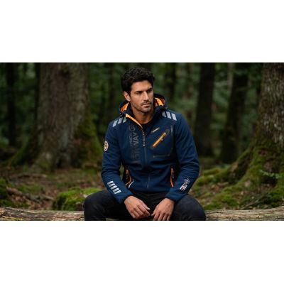 4. Herren-Softshelljacke Geographical Norway ROYAUTE MEN ASS A BS2 056 (WT1804H/GN-NAVY / ORANGE)