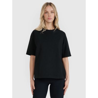 Übergroßes bedrucktes Damen-T-Shirt 4F 4FRSS25TTSHF2692-20S