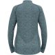 Damen-Sweatshirt ODLO Mid Layer Full Zip TENCIA, blau
