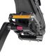 5. Rockbros K307PT Aluminium-Plattformpedale mit Reflektoren – Schwarz
