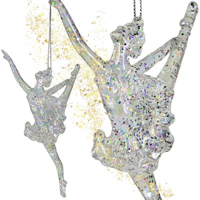 Sicherer Kunststoff-Weihnachtsbaumschmuck „Ballerina“ 15,5 cm MICA