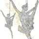 Sicherer Kunststoff-Weihnachtsbaumschmuck „Ballerina“ 15,5 cm MICA
