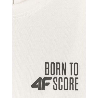 5. Locker geschnittenes Jungen-T-Shirt mit Aufdruck 4F 4FJRSS26TTSHM4277-10S