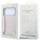 8. Guess Perforierte 4G Gold Logo Magsafe Hülle für iPhone 17 Pro Max / 18 Pro Max - Pink