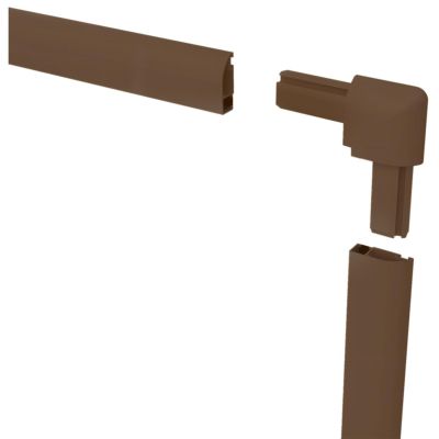 5. Moskitonetzfenster Aluminium 120x140 Braun