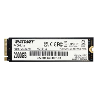 8. SSD Patriot Viper P400 Lite M.2 PCI-Ex4 NVMe 2000 GB