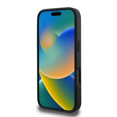 5. Guess 4G Big Logo Case für iPhone 16 Pro - Schwarz