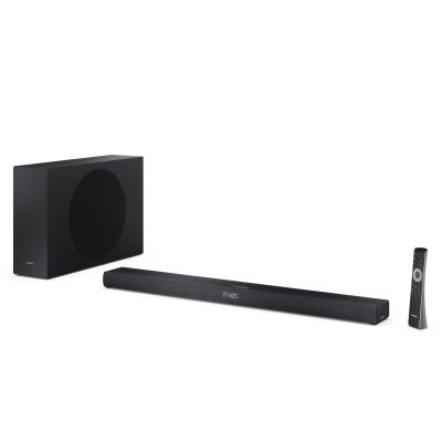 8. Sharp 2.1-Kanal Ultra-Slim Dolby Atmos/DTS Virtual:X Soundbar mit kabellosem Subwoofer HT-SBW320 360W Bluetooth-Konnektivität Kabellose Verbindung