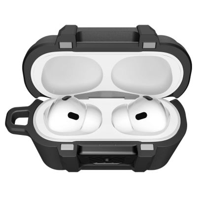 9. Spigen Lock Fit Hülle für AirPods Pro 3 – Schwarz
